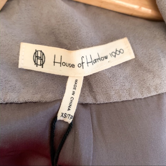 House of Harlow 1960 Stevie Faux Suede Vest - - Picture 6 of 6